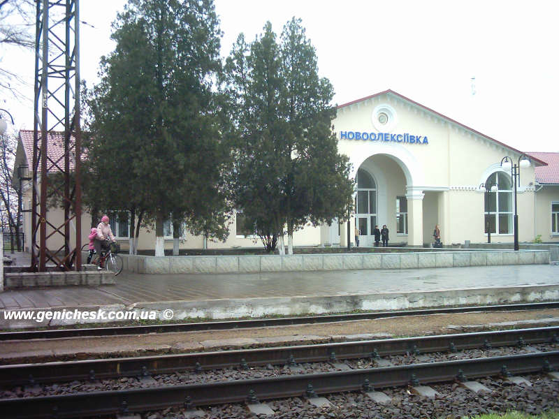 Железнодорожный вокзал в Новоалексеевке